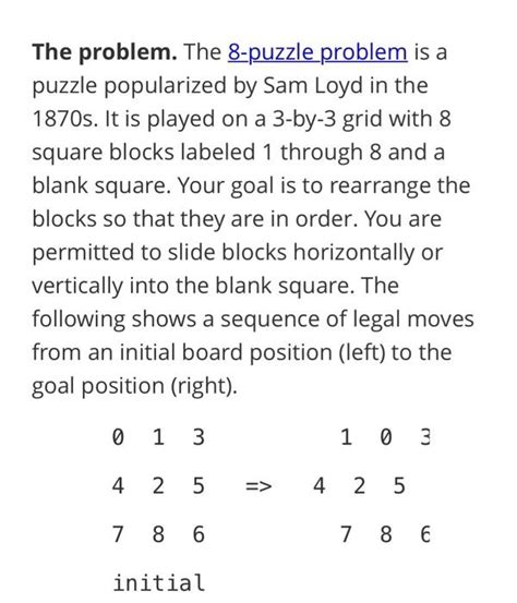 Image result for Prolog Program for 8 Puzzle Problem Using BFS