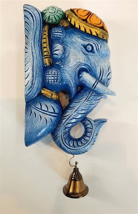 JLine Arts Wooden Elephant Wall Bracket Wall Decor Wooden Elephant Head ...