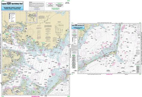 Captain Segull Chart - Off Coastal of NC- Pamlico Sound- NC