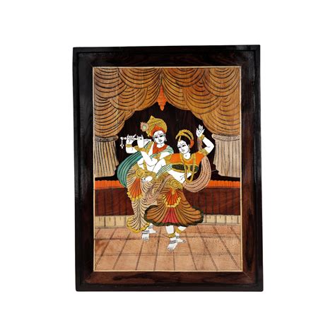 Mysore Inlay Radha Krishna Wall Decor – Natriel
