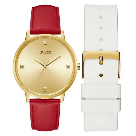 Guess Gbs Radiate Champagne Round Dial Quartz Analog Women Watch ...