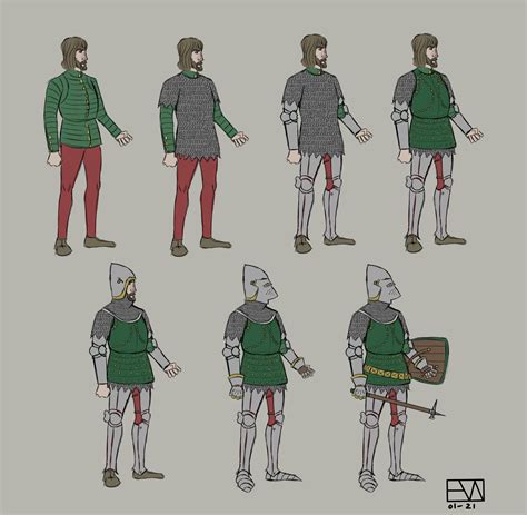 Layers Of Knight Armour