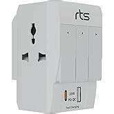 EMBOX 3 Pin Multi Plug Adapter with Individual Switch