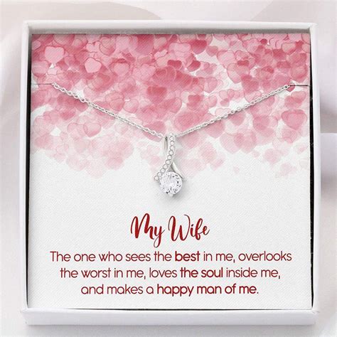 Special Heartfelt Gift For Wife - Pure Silver Necklace Gift Set – Fabunora