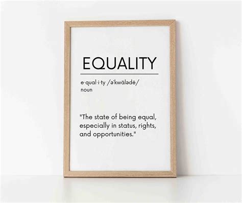 Equality Definition Set of 3 Diversity Definition Inclusion - Etsy