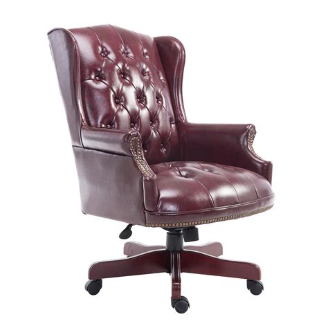 Homcom Luxury Rolling Executive Managers Directors Chesterfield Antique ...