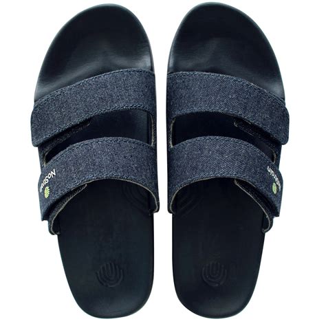 Denim Parallel Sugar Sliders - Navy Men (Geva 15)