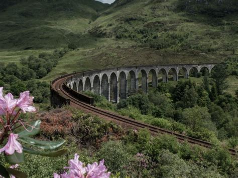 Download wallpaper 800x600 bridge, railway, mountains, hills, landscape ...