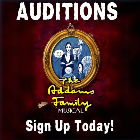 Auditions for Landmarks production of The Addams Family, Sandia ...