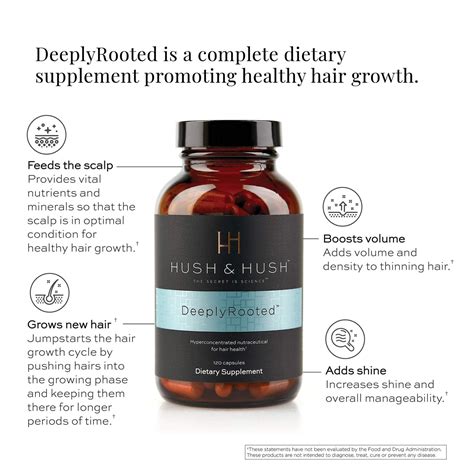 Hush & Hush DEEPLYROOTED Hair Supplement | PLEIJ Salon + Spa