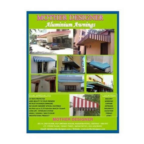 Aluminium Awnings - L- Shape Awnings Manufacturer from Chennai