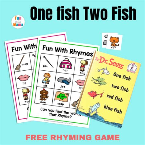 Rhyming Words One Fish Two Fish