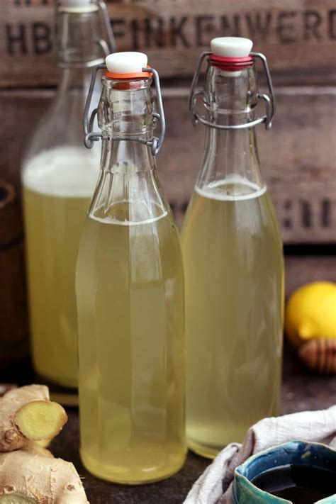 This Easy Homemade Ginger Beer Recipe is healthy, spicy, fizzy and ...