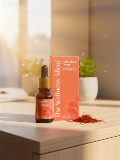 Buy Kumkumadi Tailam Night Serum Online|The Wellness Shop