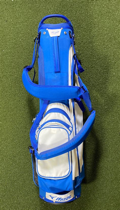 Mizuno BR-D3 Stand Bag Blue White 4-Way Divide Dual Strap Golf Bag | SidelineSwap