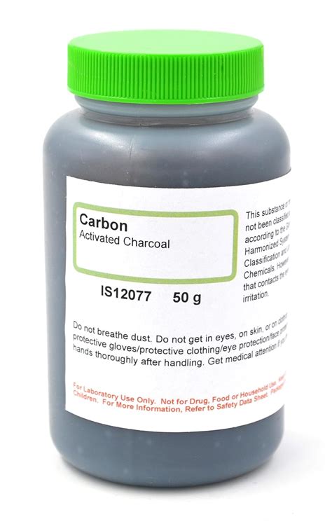 Carbon-Activated Charcoal, 50g - The Curated Chemical Collection ...