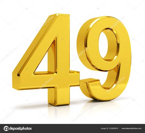 Gold Number Isolated White Background Stock Photo by ©md3d 235828874