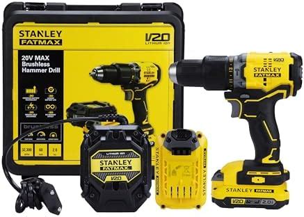 STANLEY FATMAX SBD710D2K-B1 13 mm Cordless Brushless Drill Machine ...