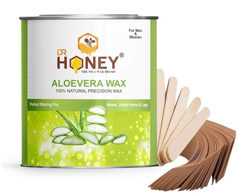 DR HONEY aloe vera wax 600 gram strips and stick : Amazon.in: Health ...