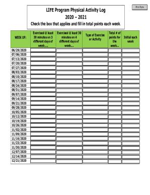 Fillable Online Physical Activity for a Healthy Weight - CDC Fax Email ...
