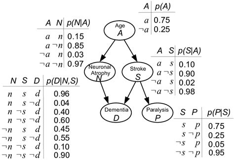 Bayesian Network Example 的图像结果
