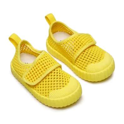 Buy ONYC Airy Toddler First Step Breathable Shoes - Unisex Yellow Baby ...