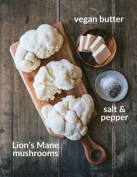 Lion's Mane Mushroom Steak Recipe With Vegan Butter — Carol's Vegan Kitchen