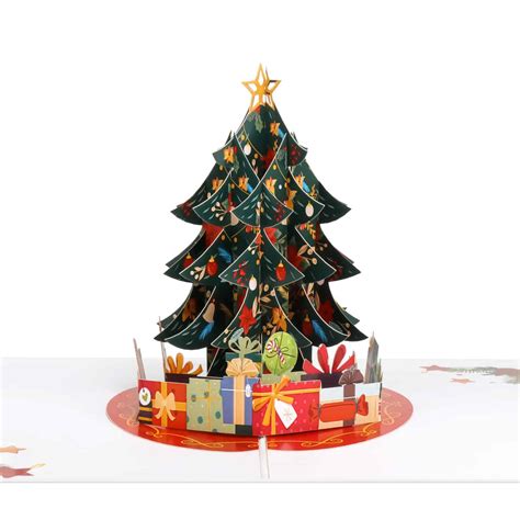 Christmas Flower Basket Pop Up Card - 3D Cards Manufacturer