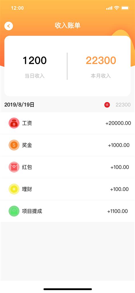 账单-app|UI|APP界面|Happyjiao - 原创作品 - 站酷 (ZCOOL)