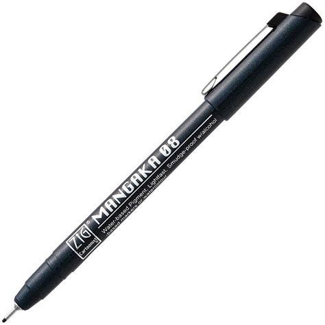 Zig MANGAKA 010 BLACK PIGMENT(CNM-08) MICRON LINER PENS for art ...