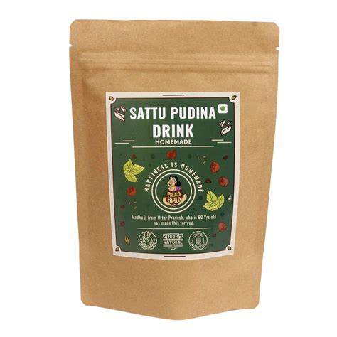 Sattu Pudina Drink | 100% Natural - High In Protein - Phulo Phalo - 25 ...