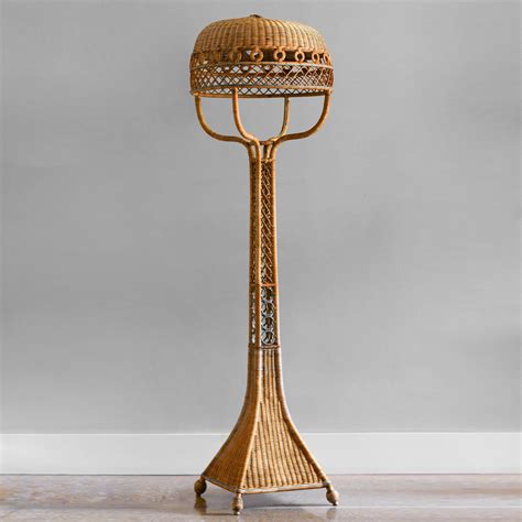 Rattan Lamp Floor