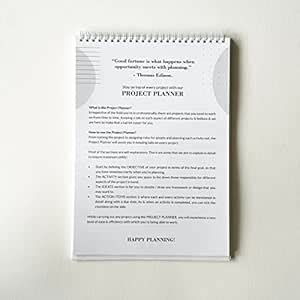 XI Project Planner | 50 perforated sheets | Size-A4 | color-White ...