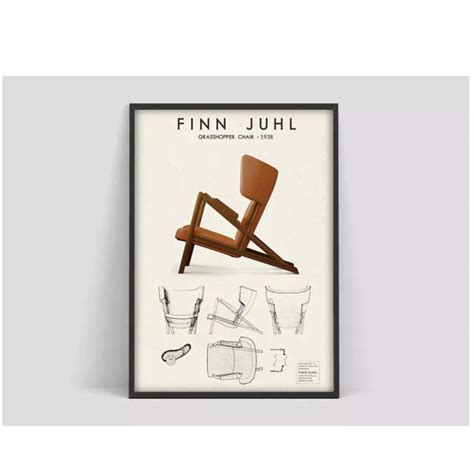 Buy Finn Juhl Grass Hopper Scandinavian Design Finn Juhl Design Chair ...