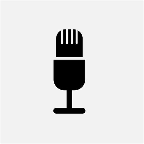 Premium Vector | Microphone icon png