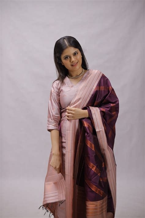 Inba - semi kanchi 3 pc vegan silk suit set – vastarathelabel