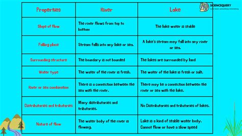 Difference between pond lake and river.pdf