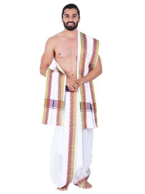 Buy Mens Panchakacham Dhoti Online | Readymade Cotton Panchakacham ...