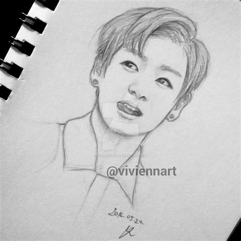 Bts V Drawing Easy at PaintingValley.com | Explore collection of Bts V Drawing Easy