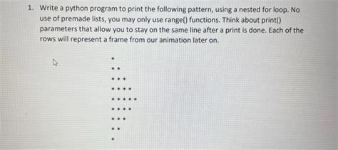 Image result for Write a Program to Print Pattern in Python