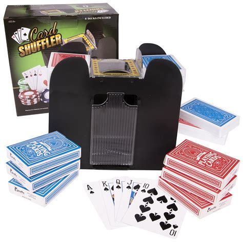 Automatic Card Shuffler, Card Shuffler 6 Deck Automatic, Standard sized ...