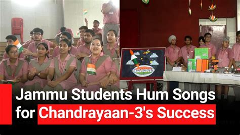Chandrayaan 3: Students Organise Science Exhibition, Sing Songs In ...