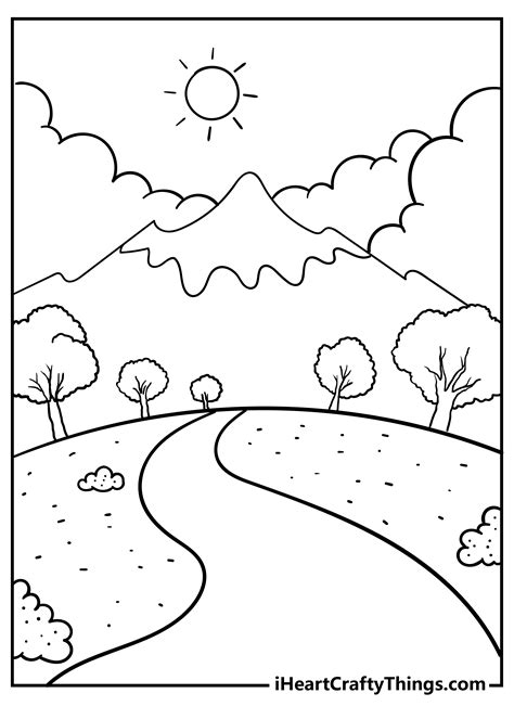 Nature Coloring Pages 的图像结果
