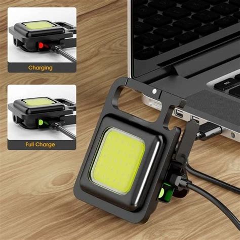 LED USB RECHARGEABLE MINI KEYCHAIN FLASHLIGHT, Battery Type: Alkaline ...
