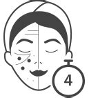 Advanced Acne Care Kit: Cleanser, Toner, Moisturizer, Spot Corrector