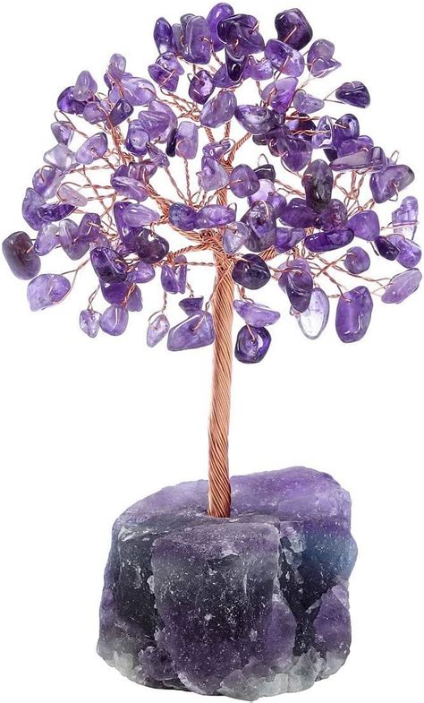 Buy MANIFO Amethyst Crystal Tree Healing Crystals Gemstones Feng Shui ...