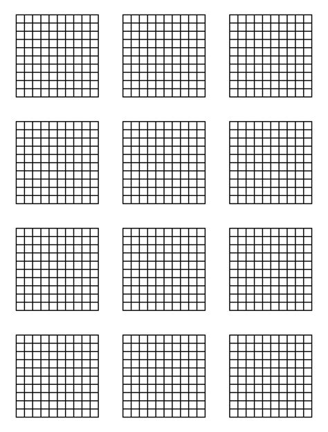 10 By 10 Grid Paper Printable | Grid Paper Printable
