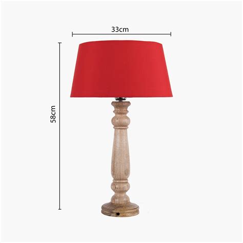 Buy HOMESAKE Wooden Table Lamp from Homesake at just INR 4050.0