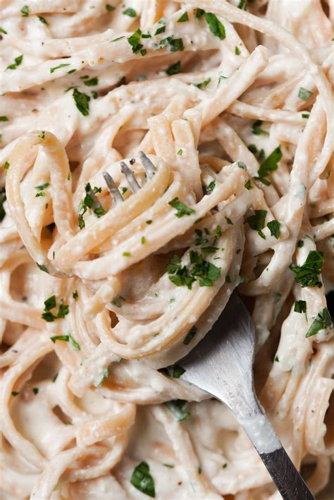Creamy Greek Yogurt Alfredo Pasta Sauce (High Protein!) - Wellness by Kay