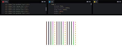 Image result for How to Code CSS Vertical Lines